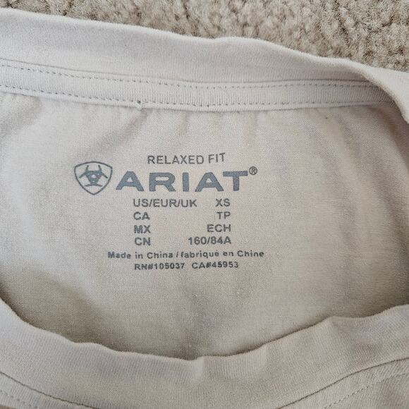 Arait Cropped Bullhead Feather Tee - Relaxed Fit XS - Picture 4 of 8